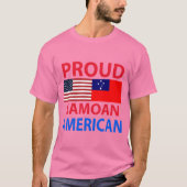 Proud Samoan American T-shirt (Voorkant)