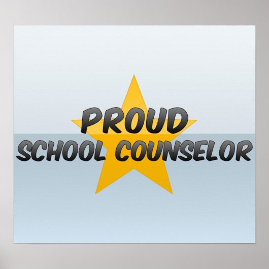 Proud School Counselor Poster (Voorkant)