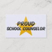 Proud School Counselor Visitekaartje (Achterkant)