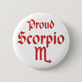 Proud Scorpio Ronde Button 5,7 Cm