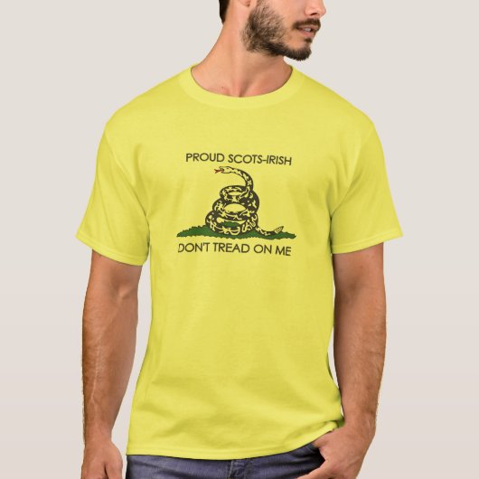 Proud Scots-Irish - niet tegen me praten T-shirt (Voorkant)