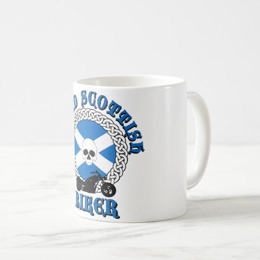 Proud Scottish Biker Koffiemok (Voorkant rechts)