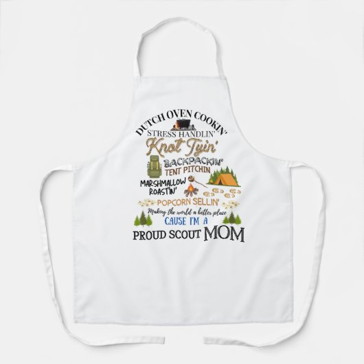 Proud Scout Ma Apron Schort (Voorkant)