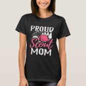 Proud scout mam Scouting Den Leader Cub Camping Tr T-shirt (Voorkant)