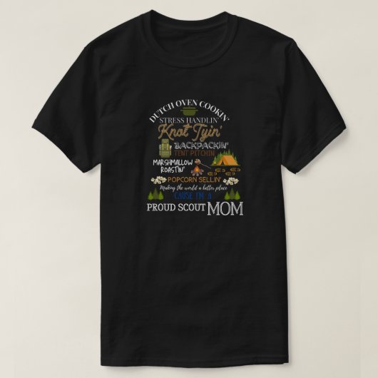 Proud Scout Mam T-Shirt (Design voorkant)