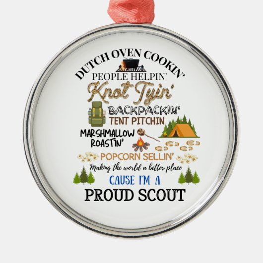 Proud Scout Ornament (Voorkant)