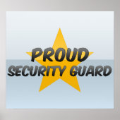 Proud Security Guard Poster (Voorkant)