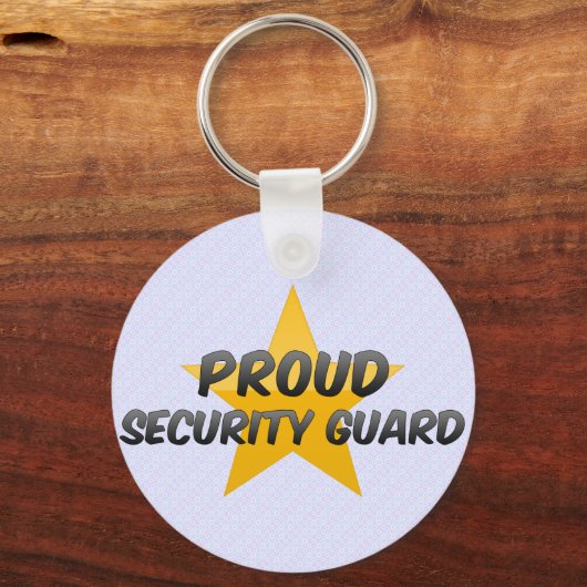 Proud Security Guard Sleutelhanger (Voorkant)