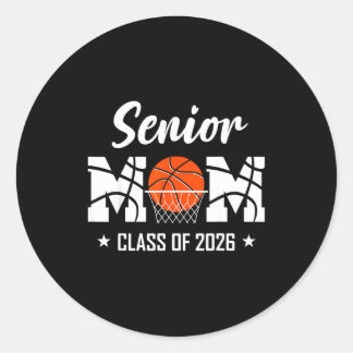 Proud senior basketball mom 2026 graduation  ronde sticker