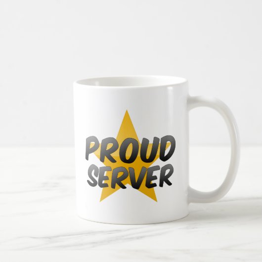 Proud Server Koffiemok (Rechts)