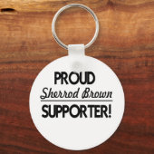 Proud Sherrod Brown Supporter! Sleutelhanger (Voorkant)
