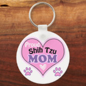 Proud Shih Tzu Mam Sleutelhanger (Voorkant)