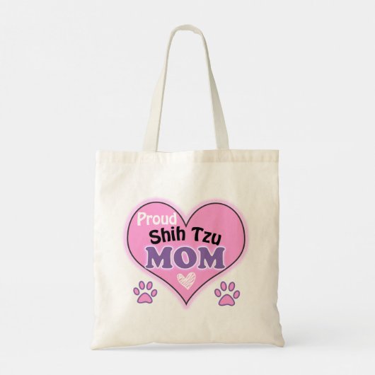 Proud Shih Tzu mama Tote Bag (Achterkant)