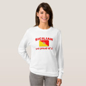 Proud Sicilian T-shirt (Voorkant volledig)