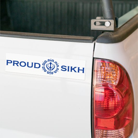 PROUD SIKH Bumpersticker (Op Truck)