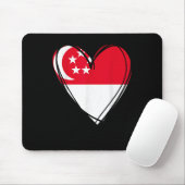 Proud Singarean Boy Girl Aunt Dad Mom Singare Flag Muismat (Met muis)