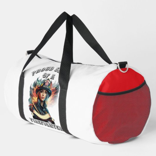 Proud Sister A Firefighter Hero Plunjezak (Rechterhoek)