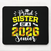 Proud Sister Of A 2026 Senior Softball Graduate Muismat (Voorkant)