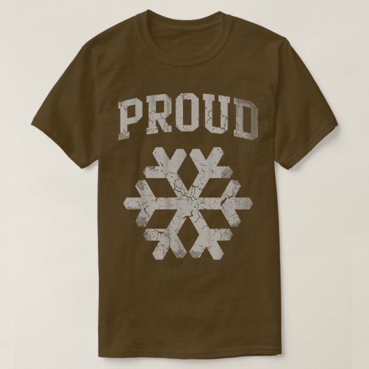 Proud Snowflake T-shirt (Design voorkant)