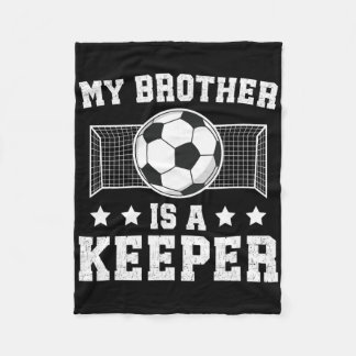 Proud Soccer Keeper Brother Of A Soccer Goalkeeper Fleece Deken