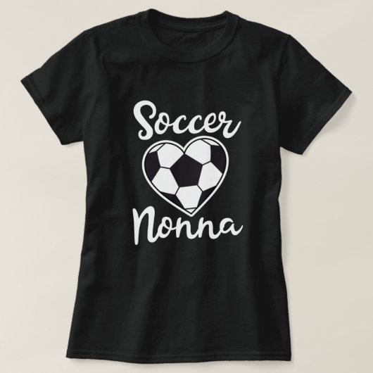 Proud Soccer Nonna Womens Game day Gift T-shirt (Design voorkant)