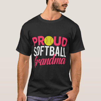 Proud Softball Grandma T-shirt