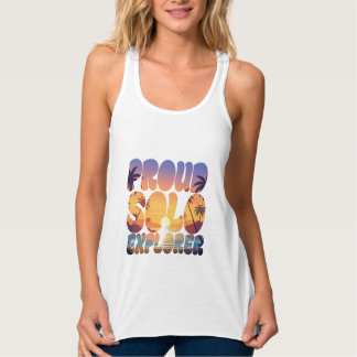Proud Solo Explorer Sunset Beach T-shirt