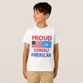 Proud Somali American T-shirt (Voorkant volledig)