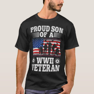Proud Son of a WWII Veteran Veterans, patriottisch T-shirt