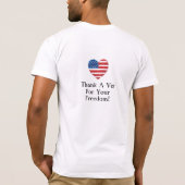 Proud Son Vietnam Veteran T-Shirt (Achterkant)