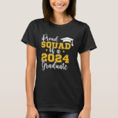 Proud Squad of the Graduate 2024 T-shirt (Voorkant)