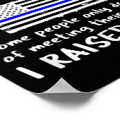 Proud State Trooper Mom Mother Thin Blue Line Amer Poster (Hoek)