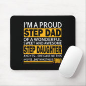 Proud Step Dad Father Day Gift For Stepdad From St Muismat (Met muis)