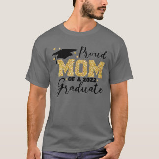 Proud Step Mam van klasse 2022 Afstuderen Senior T-shirt