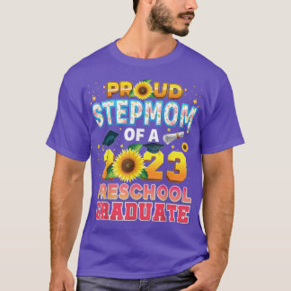 Proud Stepmam van klasse 2023 Afstuderen S T-shirt