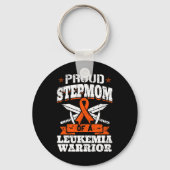 Proud Stepmamma van een leukemiekemiesurk Bloo Sleutelhanger (Voorkant)