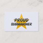 Proud Submariner Visitekaartje (Achterkant)