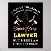 Proud Super Lawyer Lady Poster (Voorkant)