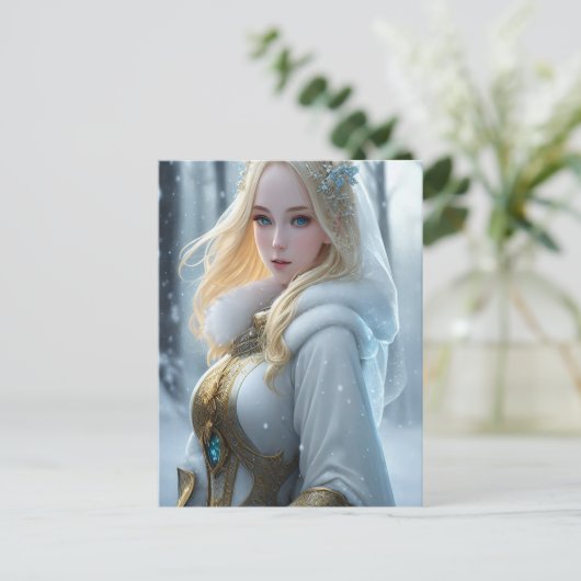 Proud Support of Snow Days Briefkaart (Staand voorkant)