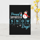 Proud Suprter Of Snow Days Chemistry Teacher Chris Kaart (Gele Bloem)