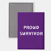 Proud Survivor - magneet (Voorkant / Achterkant)