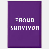Proud Survivor - magneet (Voorkant)
