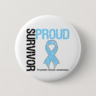 Proud Survivor - Prostaatkanker Ronde Button 5,7 Cm