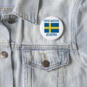 Proud Swedish Grandma Ronde Button 5,7 Cm (In situ)