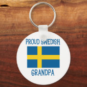 Proud Swedish Grandpa Sleutelhanger (Voorkant)