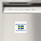 Proud Swedish Mormor (grootmoeder) Magneet (Insitu (Vaatwasser))
