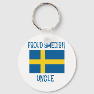 Proud Swedish oom Sleutelhanger