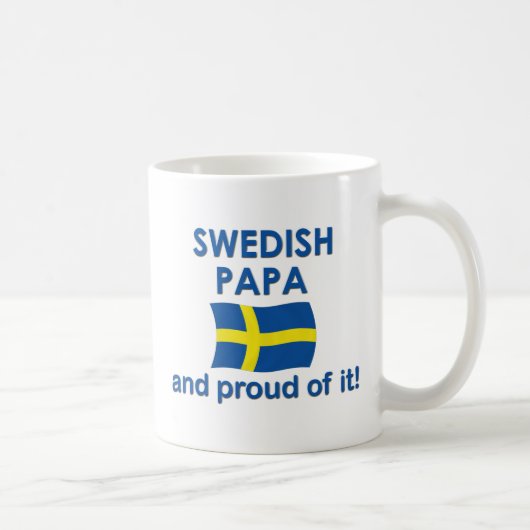 Proud Swedish Papa Koffiemok (Rechts)