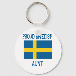 Proud Swedish tante Sleutelhanger