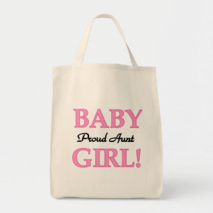 Proud tante Baby Girl Tshirts en cadeautjes Tote Bag